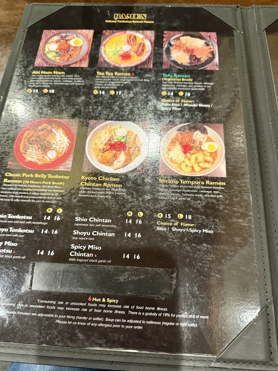 Menu Aki Nom Nom Sushi And Ramen-4