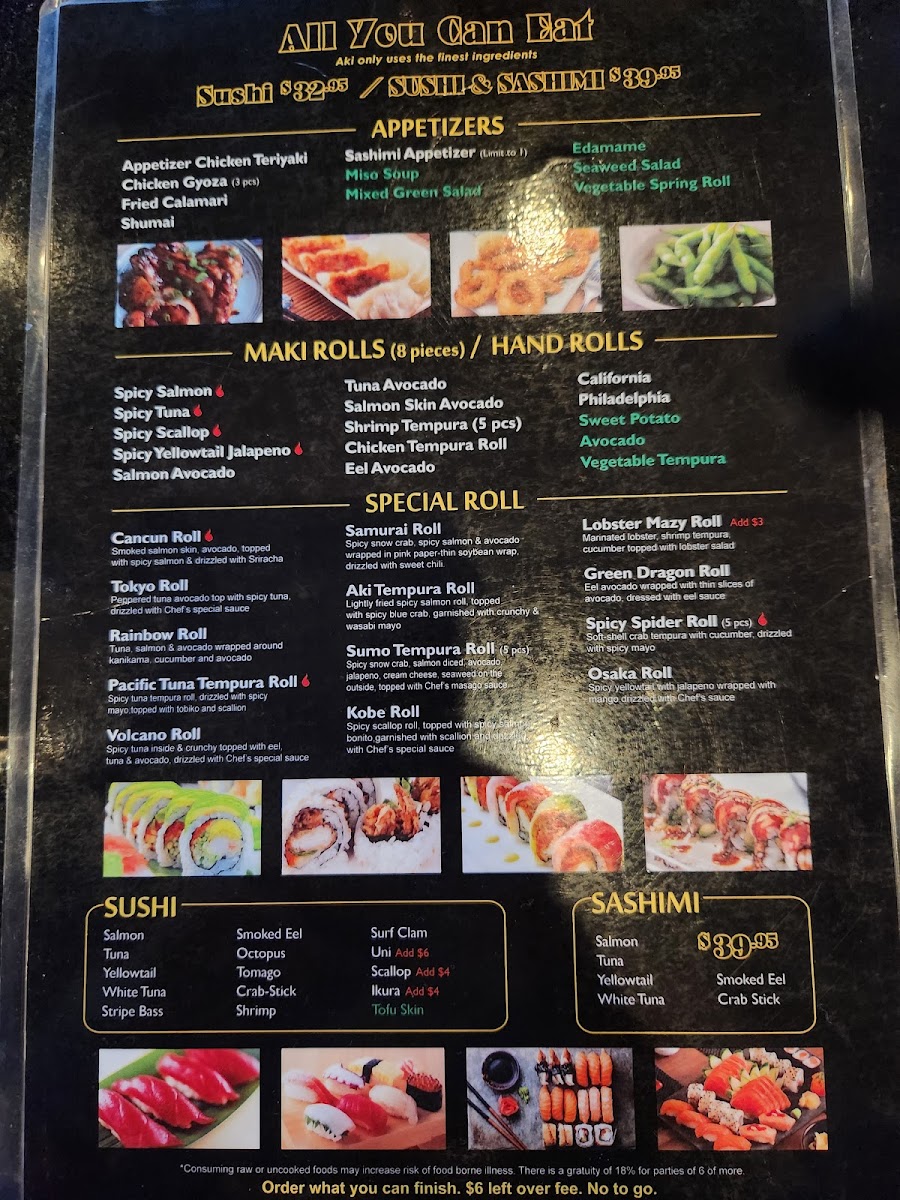 Menu Aki Nom Nom Sushi And Ramen-6