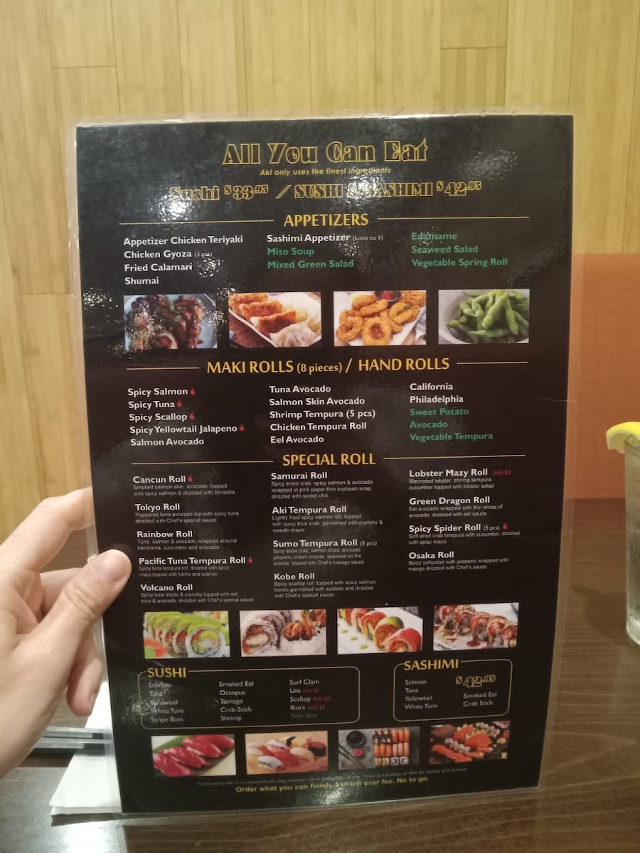 Menu Aki Nom Nom Sushi And Ramen-8